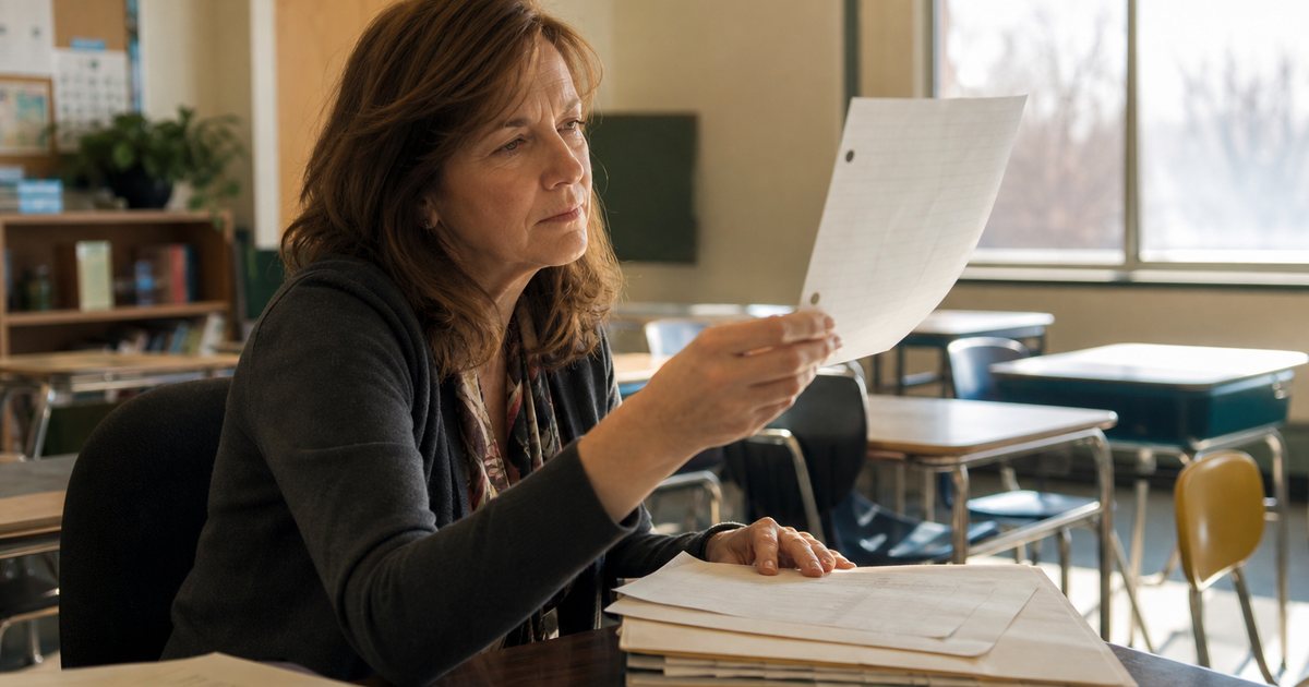 What should a teacher do when a permission slip signature looks like the student signed it?